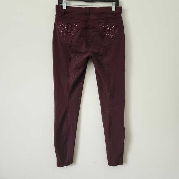 Montar Layla Equestrian Breeches High Rise Riding Horse Pants Size 12 - Picture 10 of 16